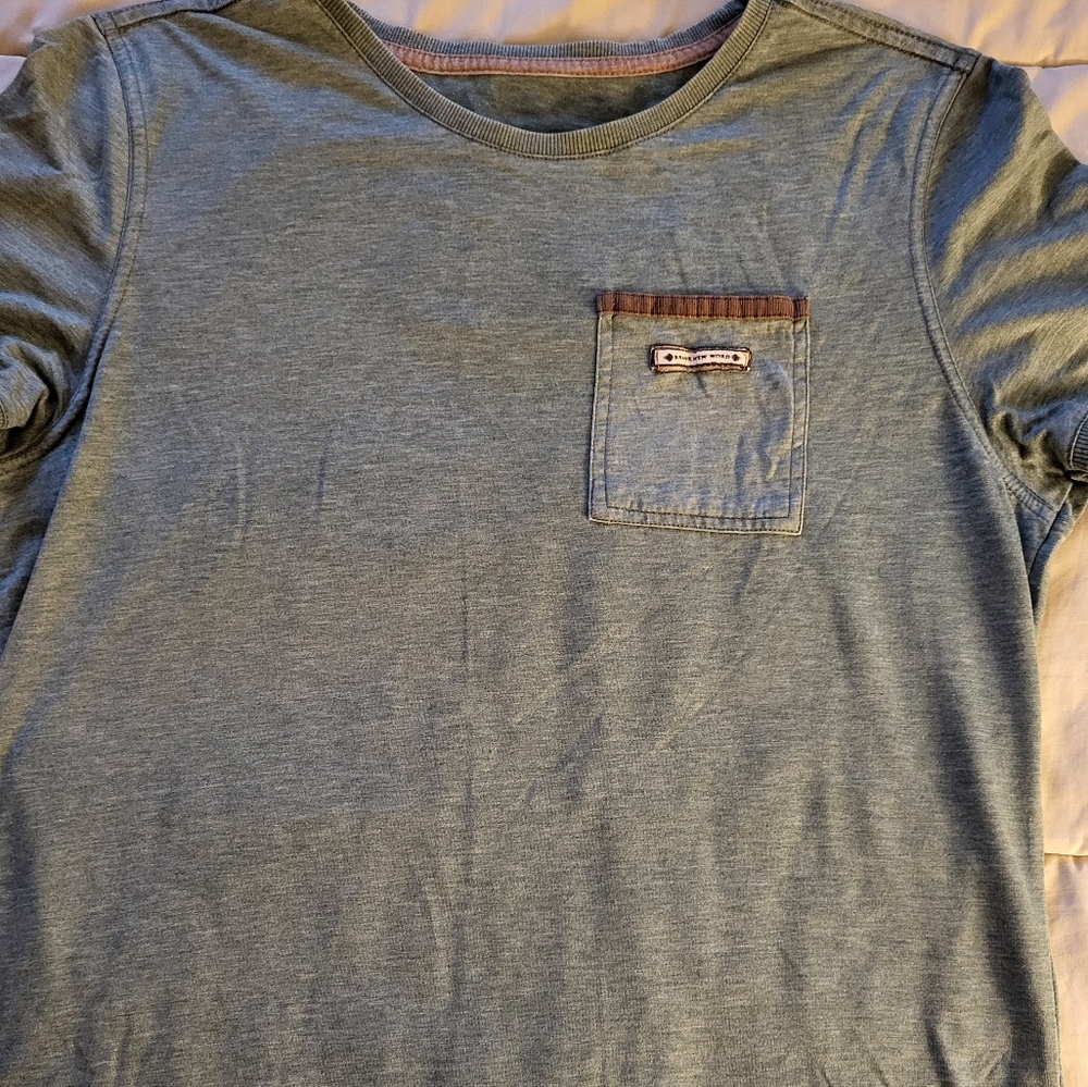 Naketano Sage Green Short Sleeve Tee with Pocket